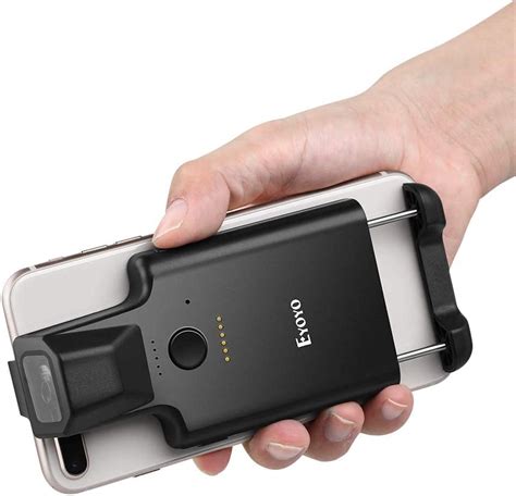 Eyoyo EY-017 2D Bluetooth Barcode Scanner, Portable Back Clip Wireless 1D 2D QR Barcode Reader ...