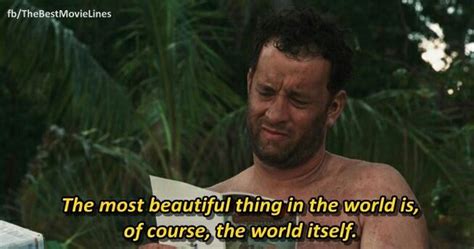 Cast Away 2000 Tom Hanks | Cast away quotes, Film quotes, Best movie lines