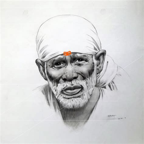 Shop Best Seller - Saibaba Pencil Sketch at best price in India