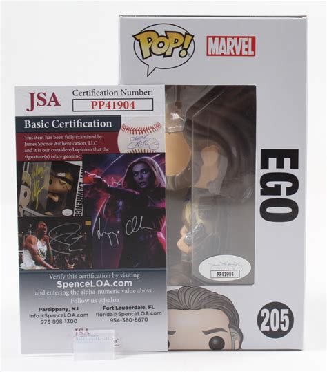 Aaron Schwartz Signed "Guardians of the Galaxy Vol. 2" #205 Ego Funko Pop! Vinyl Figure ...