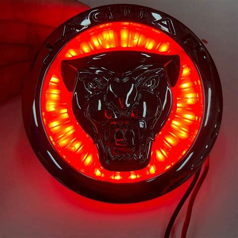 Front Center Jaguar Emblem LED Lights – Car Door Sills