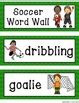 Soccer Word Wall Display by Phys Ed is a Hoot | Teachers Pay Teachers