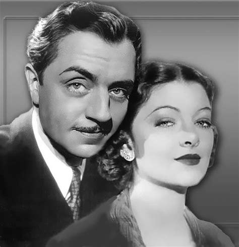 William Powell and Myrna Loy (1936) | Classic movie stars, Old hollywood stars, Movie stars