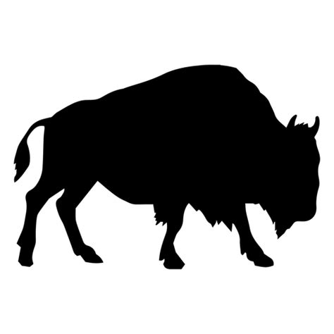 Bison Silhouette PNG Image | PNG All