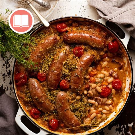 French Sausage & Bean Casserole | RecipeTin Eats