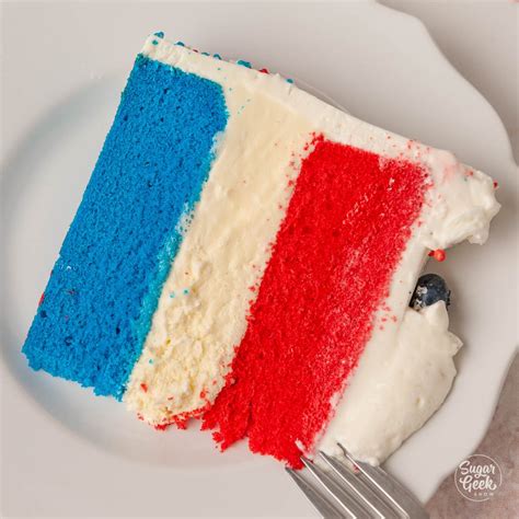 Red White And Blue Ice Cream Cake – Sugar Geek Show