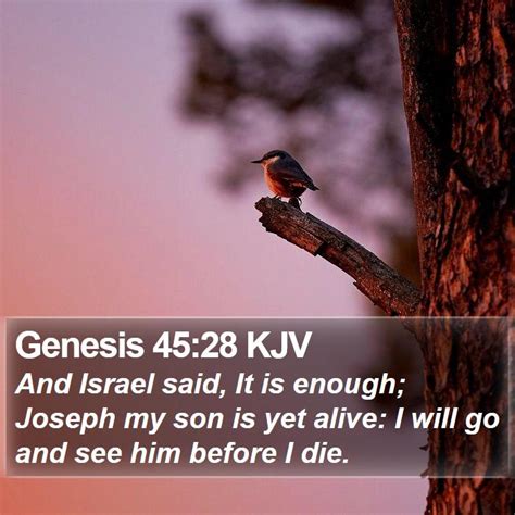 Genesis 45 Scripture Images - Genesis Chapter 45 KJV Bible Verse Pictures