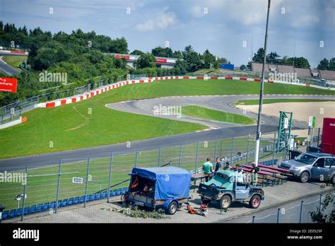 Nurburg, Germany - August 20, 2015. Road to Nurburgring Stock Photo - Alamy