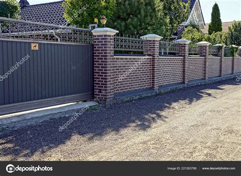 Brick Fence Gate