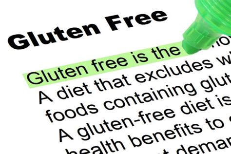 Gluten Free - Highlighted Words and Phrases