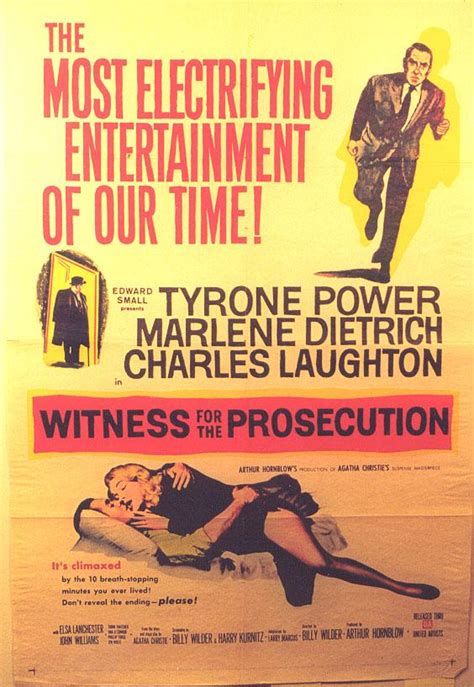 Witness for the Prosecution by Christie, Agatha \ Original Cinema Material: paperback (1957 ...