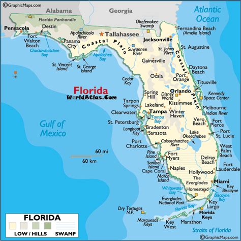 Florida Maps & Facts | Map of florida, Map of florida beaches, Gulf coast florida