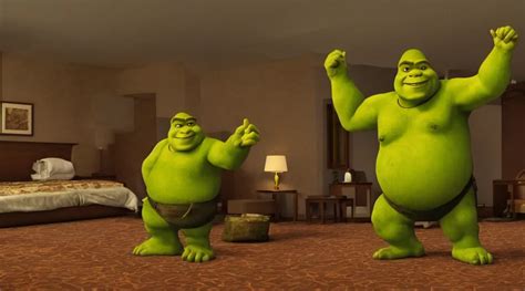 Shrek tearing up a hotel room, octane render, epic | Stable Diffusion | OpenArt