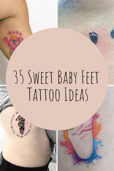 34 Sweet Baby Feet Tattoo Ideas - Tattoo Glee