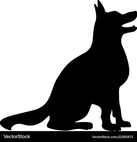 Sitting Dog Silhouette Svg - 52+ Best Free SVG File