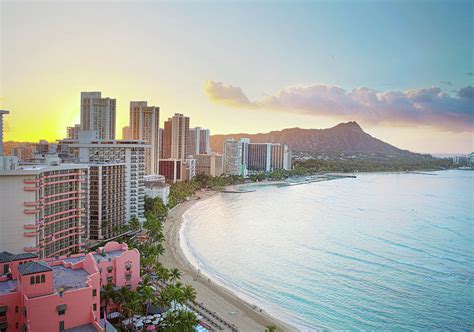 Waikiki Beach At Sunrise Photograph by M Swiet Productions - Fine Art ...