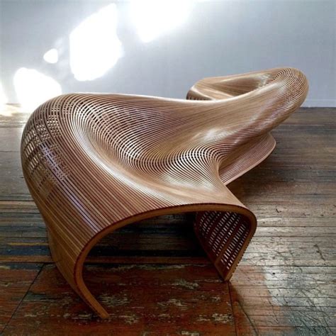 Photo 1 of 6 in Instagram Account of the Day: Curved Wood Furniture… | Wood furniture design ...