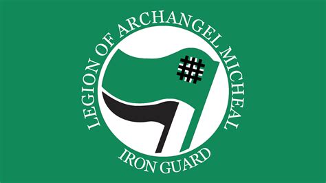 Iron Guard Flag in the Style of ANTIFA : r/rightistvexillology