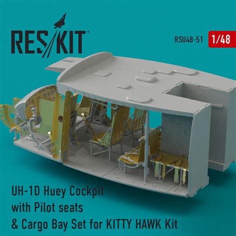 Accessories Reskit Rsu48-0051 Uh-1d Huey Cockpit With Pilot Seats & Cargo Bay Set for sale ...