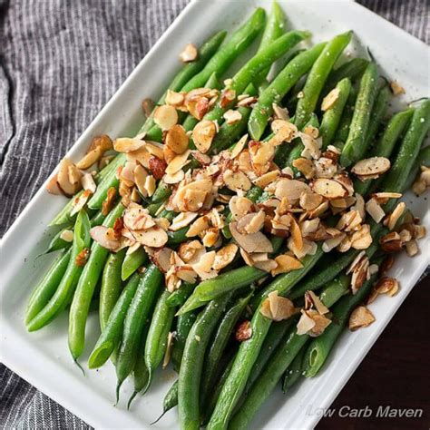 Easy Green Beans Almondine | Low Carb Maven