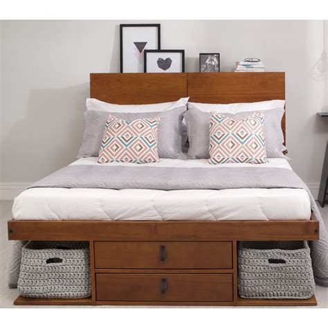 Copper Grove Rivne Storage Platform Bed With Drawers - Off White - Queen : Don T Miss Sales On ...