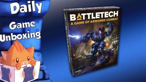 Daily Game Unboxing - Battletech - YouTube