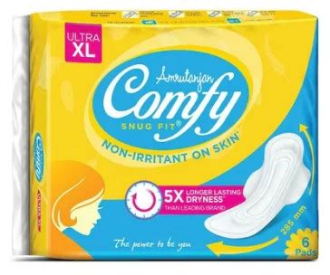 Amrutanjan Comfy Snug Fit Ultra Sanitary Pads XL,