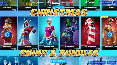 All Christmas Skins & Bundles Fortnite Item Shop Preview! Every ...