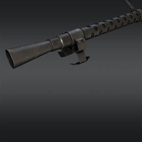 3d model of ready m1919a6