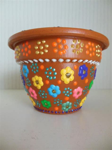 25 Simple Easy Flower Pot Painting Ideas - Craft Home Ideas | Painted flower pots, Flower pot ...