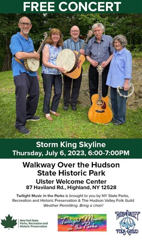 Twilight Music in the Parks 2023 – Storm King Skyline - Hudson Valley Folk Guild