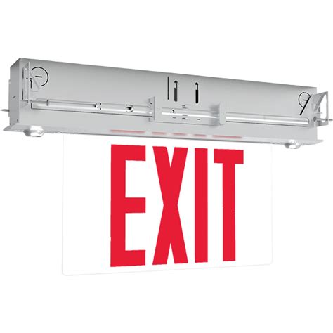 S900C Series LED Edge-lit Combo Exit Sign - Barron Lighting Group