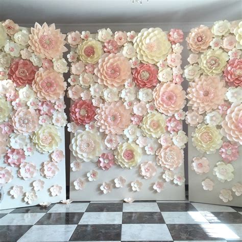 Miss Ladelle paper flower wall 2.4 x 2.4 m/Backdrop/ Wedding | Etsy | Flower wall wedding, Paper ...
