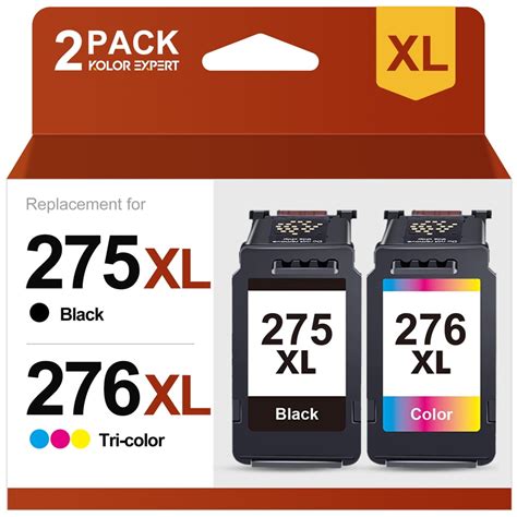 Free Shipping! 275XL Ink Cartridges for Canon Ink 275 and 276 use with Pixma TS3522 TS3520 ...