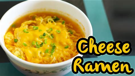 Yummy Cheese Ramen Instant Noodle 치즈 라면 - YouTube