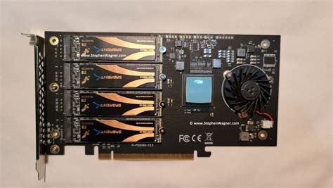 IOCREST IO-PEX40152 PCIe x16 to Quad M.2 NVMe PEX Switch PCIe Card Review - The Tech Journal