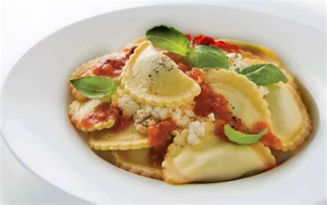 Agnolotti with Spinach Sauce - San Remo