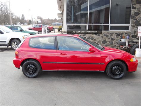 1993 Honda Civic Si Hatchback 3 - Door 1. 6l