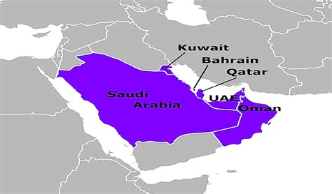 Gulf Cooperation Council (GCC) Countries - WorldAtlas