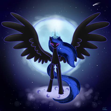 Mare of night - PRINCESS LUNA, NIGHTMARE MOON by elec-trixxx on DeviantArt