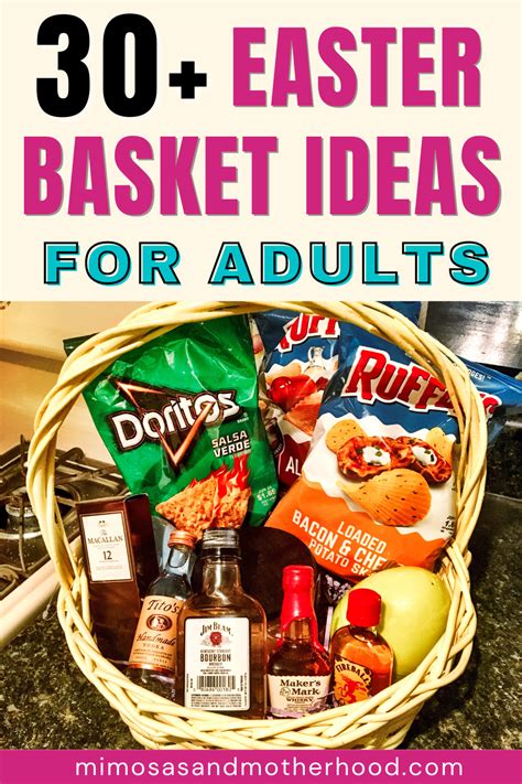 30+ Easter Basket Ideas for Adults - Mimosas & Motherhood