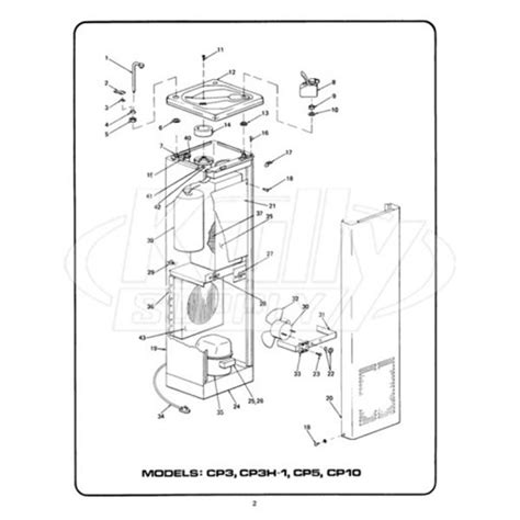 Oasis Water Cooler Parts Diagram