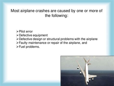 Causes of Airplane Accidents