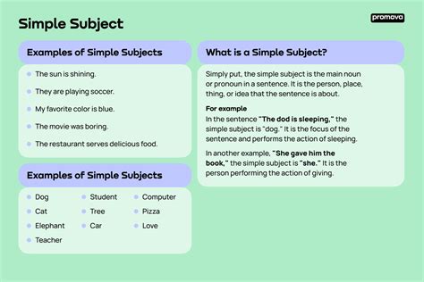 Simple Subject | Promova Grammar