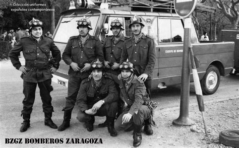 Uniformes españoles contemporáneos del ejército español: CUERPO DE BOMBEROS DE ZARAGOZA