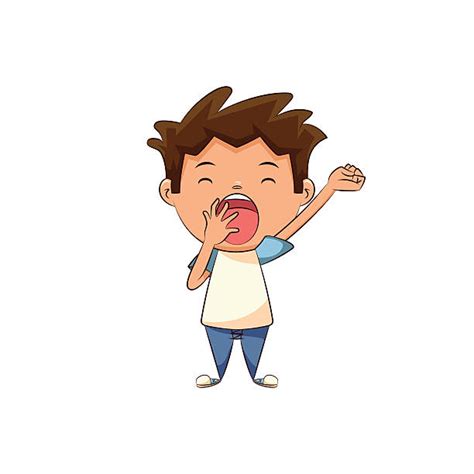 Yawning Face Cartoon