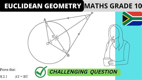 Euclidean Geometry (Circle Problem) | Grade 10 | Exam Question - YouTube