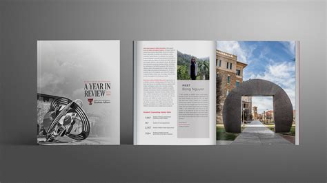 Texas Tech University "Year in Review" Publication on Behance