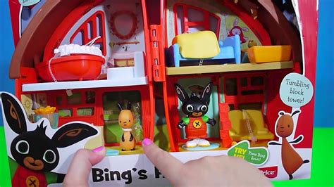 Bing Bunny House Toy Unboxing BBC Cbeebies Bing TV Show | Kids Play OClock Toys Review – Видео ...