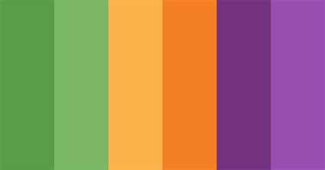 Green, Orange And Purple Color Scheme » Green » SchemeColor.com